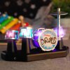Finger Drum Set Electronic Mini Desktop Small Novelty Toy Desk Instrument Game with Sounds and Lights for Kids, Adults