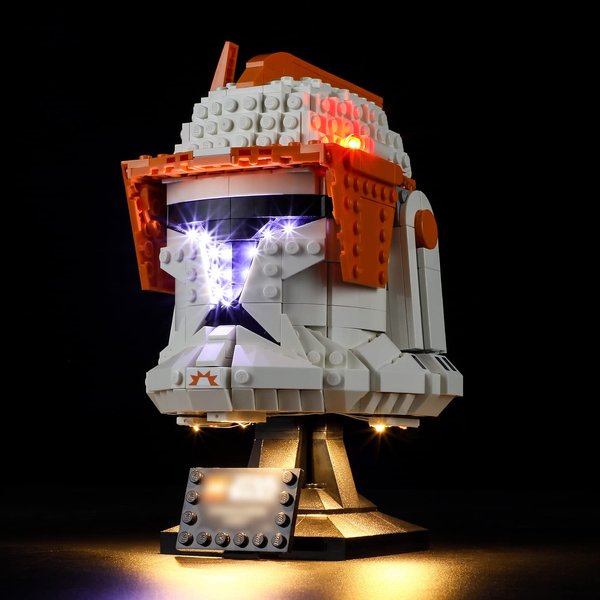 LIGHTAILING Led Lighting Kit for Lego- 75350 Clone Commander-Cody Helmet Building Blocks Model - LED Light Set Compatible with Lego Model(Not Include Lego Model)