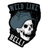 Welding Stickers for Welding Hood & Tool Box – 100% Vinyl Stickers – Stickers for Adults – Badass Welder Stickers Including, Flux, Rods, Hood, Flash, Fire, Welds