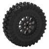 FastUU RC Car Tires Wheel, Wear Resistance Antislip RC Car Rubber Tires Excellent for WPL B14 B24 C14 C24 for MN D90 D91 D96 D99(R789BL Black)
