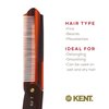 Kent 82T Handmade Folding Pocket Comb for Men, Fine Tooth Hair Comb Straightener for Everyday Grooming Styling Hair, Beard or Mustache, Use Dry or with Balms, Saw Cut Hand Polished, Made in England
