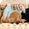 Wooden Labyrinth Board Game with Two Versions of Upgraded Circular Marble Maze with Two-Sided Design, 2-in-1 Puzzle Maze with Two Metal Balls, Brain Teaser Game for Children, Teenagers, and Adult