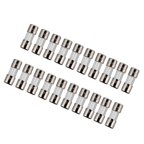 BOJACK Mini Fuse 3.6x10mm 3A 3amp 125V 0.14x0.39 Inch F3AL125V Fast-Blow Glass Fuses(Pack of 20 Pcs)
