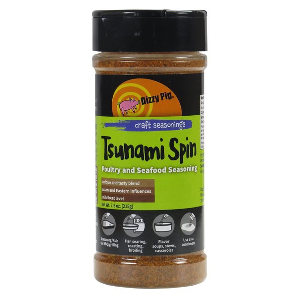 Dizzy Pig Tsunami Spin Asian Fusion Seasoning Rub (8oz Shaker)