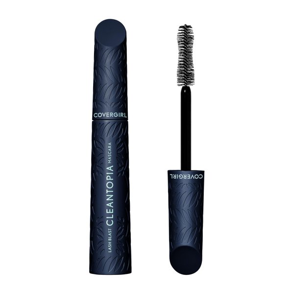 Covergirl Lash Blast Cleantopia, 820 Ultramarine Black, Mascara, Volumizing Mascara, Vegan Formula, Conditions Lashes, Clean Mascara, Smudge-Proof, 0.33oz