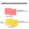 Resistance Bands - 2m Professional Latex Elastic Band for Home or Gym Upper & Lower Body, Physical Therapy, Strength Training, Yoga, Pilates, Rehab Fitness Bands (Yellow/Pink)