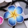 Beaupretty 12pcs Plumeria Hair Ties Plumeria Flowers Hair Clips Flower Hair Ties Hawaiian Hair Accessories for Women Girls for Beach Party Hairstyles Decor