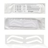 Permanent Makeup Eyebrow Auxiliary Stickers,Airbrush Brow Stickers Stencils Shape Tape,Brow Shaping Mapping Guide Tool, Disposable Adhesive Eyebrow Template Sticker (1 Pack -10 Pairs Type A)