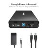 Inateck 3.5 Hard Drive Enclosure, Aluminum USB 3.0 Sata HDD Enclosure, FE3001