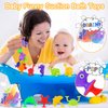 Baby Suction Cup Bath Toys, Party Favors for Kids 4-8 Autism Sensory Toy, 9PCS Silicone Animal Stress Relief Children Classroom Prizes, Christmas Halloween Easter Stuffers for Boys Girls 3+