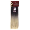 Lelinta 7Pcs 23" Thick Straight Full Head Clip in on Double Weft Hair Extensions Dark Brown To Bleach Blonde