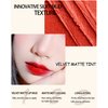 Velvet Lip Mud Tinted, Matte Lip Cream Lip Gloss, Velvet Matte Finish, Blendable High-Pigmentation Silky Creamy Texture, Lightweight, Soft, Moisturizing, Korean Lipstick Makeup Gift for Women Girl-#06