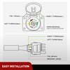 Nilight 4 Way Flat to 7 Way Round Blade Trailer Adapter Wiring Harness 4 Pin to 7 Pin Electrical Connector Wiring Plug Connector with Mounting Bracket for RV Truck Factory Tow Package,2 Years Warranty