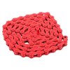 Toddmomy Bicycle Chain Single Speed Bike Chain Road Vehicles Stainless Steel Bike Chain Red Bike Chain Bike Accessory