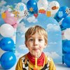 Cartoon Story Party Decorations Kids Birthday Hanging Swirls, Assembled and Ready to Use, Blue Sky White Clouds Game Hanging Swirl Boys Party Streamers 24pcs Cowboys Themed Party Decor Supplies
