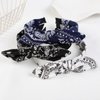AIBFRID Bow Headbands for Women Girls Boho Bandana Headband for Women’s Hair Non Slip Cute Knotted Womens Head Bands Paisley Bows Hair Bandanas Top Knot Turban Hairbands Headwraps 3PCS