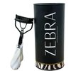 Eyelash Curler Pro, Zebra Design, Container Packaging for Makeup tools, Precision Curling, Long Lasting Volume, No Pinching, Soft Handle, Professional Beauty.