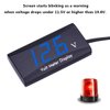 DC 12V Car Digital Voltmeter Gauge - AIMILAR LED Display Voltage Volt Meter for Car Motorcycle (Blue)