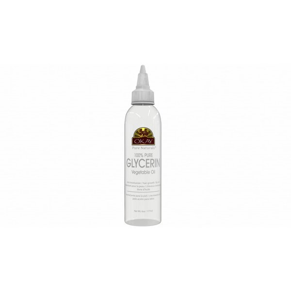 OKAY 100% PURE GLYCERIN VEGETABLE OIL 6oz / 177ml