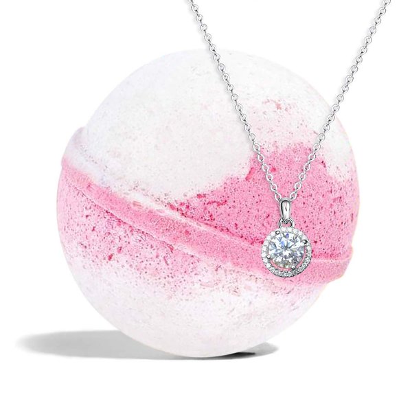 Ivy & Bauble Handmade Bath Bombs with Surprise Jewelry Gift Made in USA | No Paraben, No Preservatives, No Phosphate, Vegan| Relaxing Aroma Therapeutic Moisturizer for Bubble & Spa Bath | Deluxe 8oz