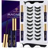 7C SEVENCROWN Magnetic Eyelashes Magnetic Lashes with Eyeliner, 10 Pairs Medium Cat Eye Wispy Magnetic False Eyelash Natural Look,Pestañas Magneticas, Upgraded Long Lasting,Lightweight,Cruelty-Free,Easy(4 Tubes)