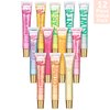 Expressions 12pc Clear Lip Gloss Pack – Lip Oils with Vitamin E and Essential Oils, Flavored Lip Gloss Clear Tubes, Hydrating Lip Glow Oil, Tinted Lip Oil, Lip Moisturizer
