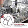 Stainless Steel Flex Edge Beater for KitchenAid Mixer, Fits Tilt-Head Stand Mixer Bowls For 4.5-5 Quart Bowls, Kitchenaid Paddle Attachment by Gvode
