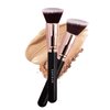 GFOUNS Foundation Brush For Liquid Makeup :Angled & Flat Top Kabuki Brush Synthetic Professional Makeup Brush For Liquid,Cream,and Powder-Buffing,Blending,Flawless Face Brush(GFOUNS-BR003-2P)