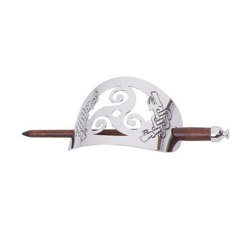 FRCOLOR 1pc Hair Clips for Men Vintage Hair Clips Round Hair Clip Celtic Hair Clips for Women Chinese Hair Pin Hair Slide Pin Wooden Vintage Hairpin Vintage Hair Stick Wood Hair Sticks Bun