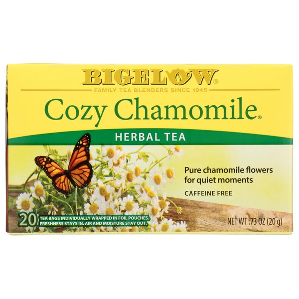Bigelow, Cozy Chamomile Tea (Caffeine Free), 20 Count