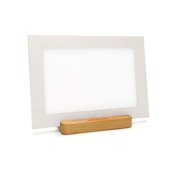Happy Sunlight Therapy Lamp 15000 Lux Full Spectrum LED Lamp UV-Free Portable Natural Health Light with Adjustable Brightness Controls(White,A5)