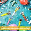 Skylety 20 Pcs Blowouts Noisemakers Funny Party Blowouts Blow Horns Birthday Colorful Noisemakers Whistles Noise Makers for 2024 New Years Birthday Sporting Events Graduation Wedding Party Supplies