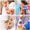 Crawfish Party Favor 24Sheets(144PCS) Crawfish Temporary Tattoosfor Crawfish Boil Party Supplies Lobster Party Decorations, Summer Picnic, Baby Shower Supplies Decorations