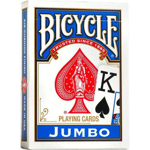 Springbok Bicycle Poker Size Jumbo Index Playing Cards (Colors May Vary)
