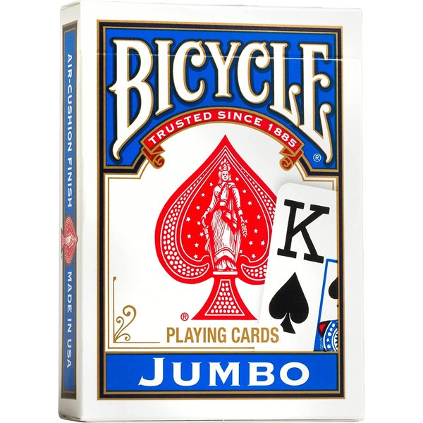 Springbok Bicycle Poker Size Jumbo Index Playing Cards (Colors May Vary)
