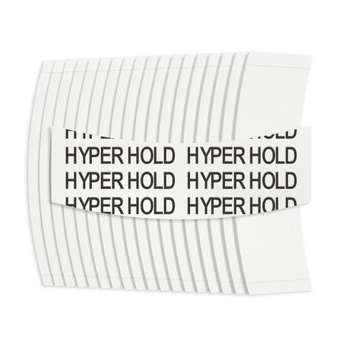 Sunshine Tape Hyper Hold Hairpiece Wig Tape (108 Pieces) | Back Curve | Made in USA | Double Sided Adhesive Tape for Toupee Lace Front Wig | Ultra Hold Waterproof Strips