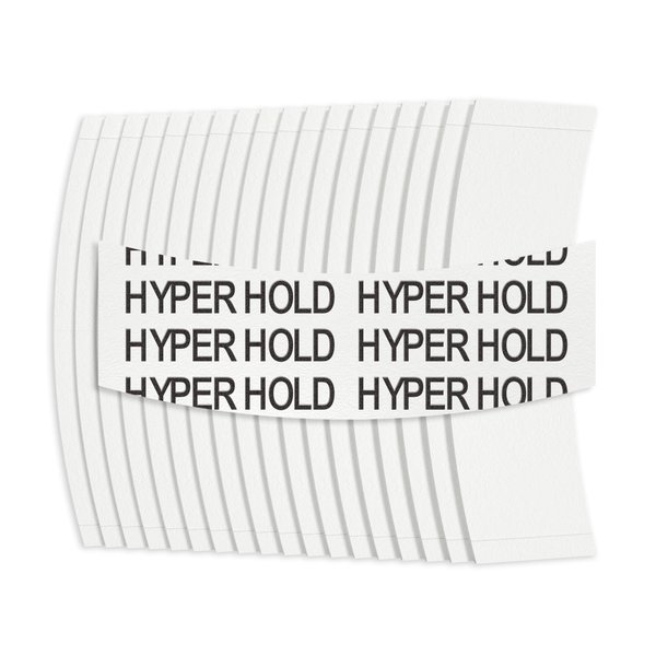 Sunshine Tape Hyper Hold Hairpiece Wig Tape (108 Pieces) | Back Curve | Made in USA | Double Sided Adhesive Tape for Toupee Lace Front Wig | Ultra Hold Waterproof Strips