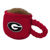 ShopInstaPets Georgia Bulldogs Dog Toys | Rope and Squeaker Toy | for All Dog Breeds | Officially Licensed (Coffee Cup)