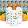 Defense Soap Baby Shampoo and Body Wash with Tea Tree Oil, Coconut Oil, Eucalyptus, Olive Oil & Aloe, 12 Fl Oz