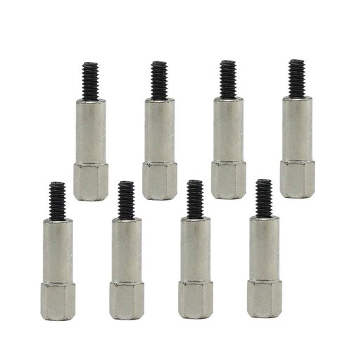 Chrome Valve Cover Bolt Set(8Pcs) Replacement for Chevy 283 305 327 350 383 SBC Stud Kit
