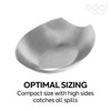 Oggi Stainless Steel Spoon Rest, 5.25 inch by 3.5 inch (7635.)