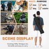 IronSeals 28 inch Tactical Rifle Scabbard Gun Holster Rifle Sling Case Bag Molle Bag for Shotgun Hunting