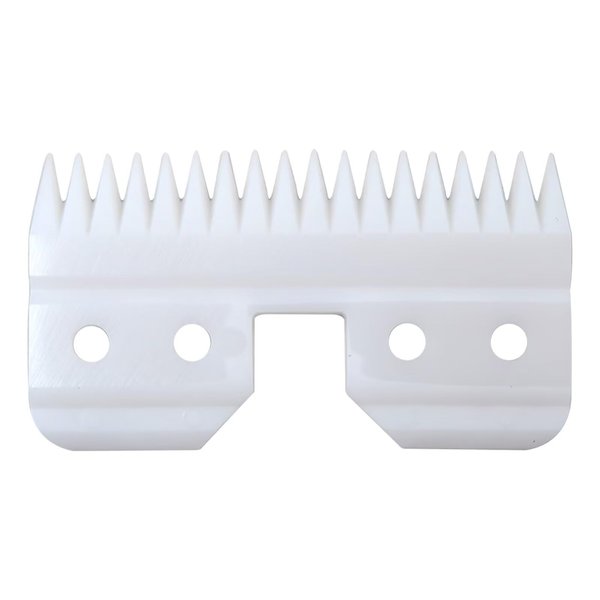 2024 Upgraded White Ceramic Blades Replacement Blades for Oster Fast Feed Clipper A5 Grooming Clippers Movable Blade