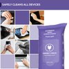 Swanky Cables Screen Cleaner Wipes: Electronic Wipes for Screens - Computer Screen Wipes for Lens, Phone, Tv Screen and Monitor Cleaning - Tech Wipes & Microfiber Cloth (120 Count, Soft Wipes)