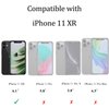 KAREEN 2 Pack Privacy Screen Protector for iPhone 11, iPhone XR Anti Spy Tempered Glass, 9H Hardness, Easy to Install, Bubble Free