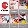 Oleex Jar Opener for Weak Hands (x2) with Keychain Bottle Cap Opener. Easy Jar Opener for Seniors with Arthritis or Kids Jar Openers. Jar Gripper Tight Lid Opener and Bottle Opener Kitchen Gadgets