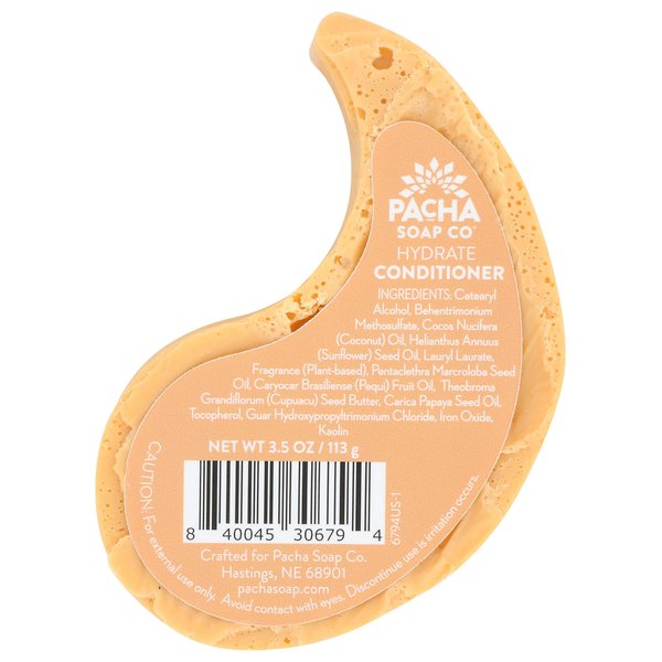 PACHA SOAP Hydrate Conditioner Soap Bar, 3 OZ