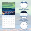 2024-2025 Wall Calendar - Nothern lights Calendar 2024-2025, July 2024 - December 2025, 12" x 24" (Open), 18 Month Wall Calendar with Hanging Holes