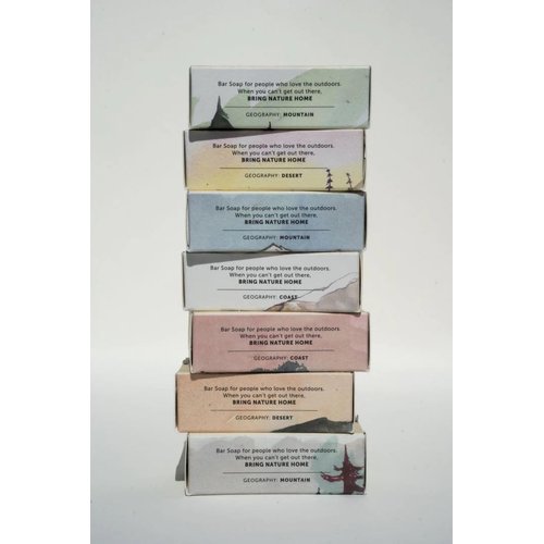 JUNIPER RIDGE Big Sur Bar Soap - Cold Processed Mild Castile Soap - Plant Based Ingredients & Steam Distilled Essential Oils - Paraben, Phthalate, Dye, Cruelty, & Preservative Free - 4oz Bar