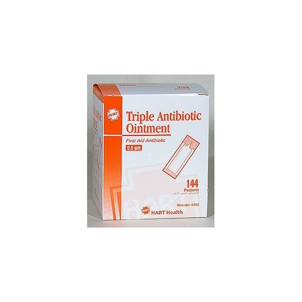 HART Health Triple Antibiotic Ointment, 0.5 gm Packet, 144/box